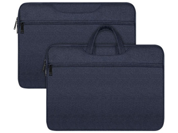Сумка для ноутбука Dux Ducis LBTC Horizontal Handbag, 14–15.4 дюймов, хлопок, цвет темно-синий