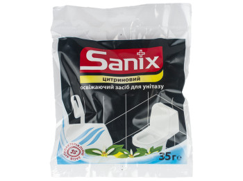 Засіб освіжаючий блок для унітазу Sanix "Цитрусовий" кошик 35г