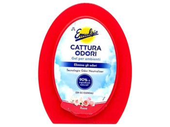 Гелевий освіжувач повітря Emulsio Cattura Odori, аромат троянда, 150г
