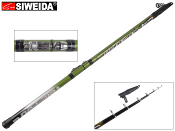 Удочка Siweida "Cayman" композит, 7 колец, 6-секционная 6м, 5-25г