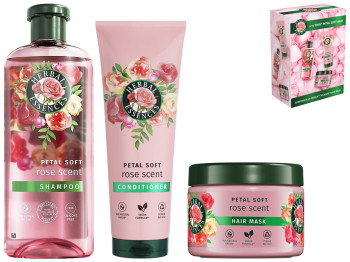 Набор Herbal Essences Petal Soft: шампунь 350 мл + кондиционер 250 мл + маска 300мл