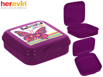 Ланч-бокс для бутербродів Herevin "Batterfly" 14х15х5см 63396