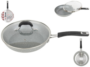 Сковорода Gusto індукційне дно з антипригарним покриттям Granite D24см GT-2107-24/1