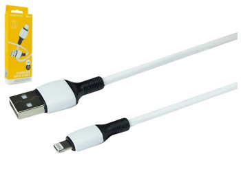 Кабель USB Borofone BX84 Lightning 2.4A, Білий