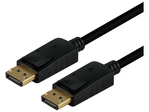 Кабель DP to DP 2.1V 4K/240Hz 2м, колір чорний