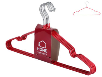 Набір вішалок для одягу Idea Home Red 40,5х21х0,3см (ціна за набір 8шт) 21360
