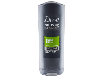 Гель для душа Dove men+care "Экстрасвежесть" мужской, для тела и лица 250мл
