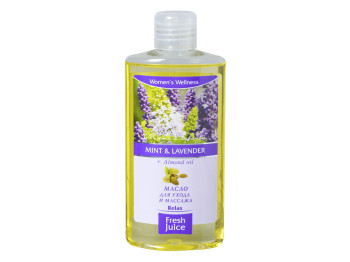 Масло "Fresh Juice" для ухода и массажа Mint & Lavender + Almond oil 150мл