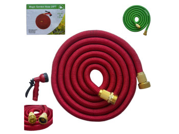 Шланг поливальний з розпилювачем Magic Garden Hose, 2,5м~7,5м