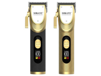 Триммер Sokany, аккумуляторный, 2000 мАч, 4 насадки, длина среза 1–12 мм, пластик