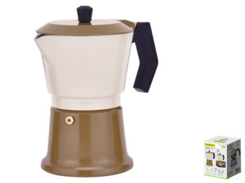 Кавоварка гейзерна Maestro Espresso Moka алюмінієва, 450мл (індукційне дно)