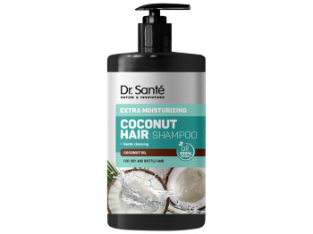 Шампунь для волосся Dr. Sante Coconut Hair, з кокосовим маслом та амінокислотами, 1л