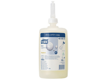 Жидкое мыло-крем для рук Tork Premium, 1л, S1