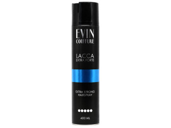 Лак для волосся Evin Coiffure Extra Forte екстрасильної фіксації, 400 мл
