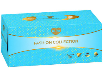 Серветки косметичні Ruta Fashion Collection, 3-шарові, 144шт