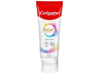 Зубная паста Colgate Total Активная защита Чистая мята, фторид олова, 75 мл