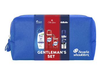 Набор подарочный Head & Shoulders & Old Spice, в косметичке,  шампунь, гель, дезодорант, 5пр