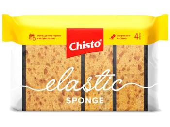 Губки кухонні Chisto Elastic Sponge, 4шт