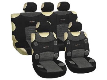 Майки MILEX "Prestige AG-7248-4" повний комплект (2 передніх, 2 задніх, 5 підголівників) сірі