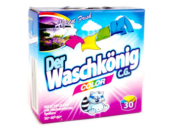 Стиральный порошок бесфосфатный Waschkonig Color 2,5кг коробка (Германия)