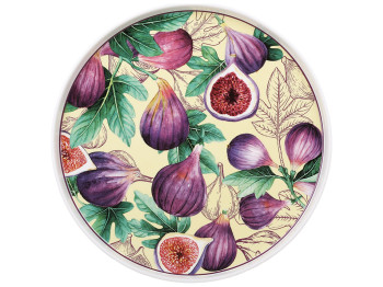 Тарілка Fig Velvet, порцелянова, різнокольорова, 25×2 см