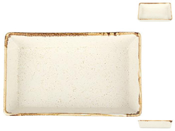 Салатниця прямокутна Porland Beige, 16см