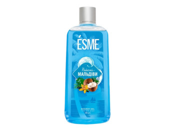 Гель для душу Esme maldives, 400 мл, аромат кокосу та ванілі, для жінок