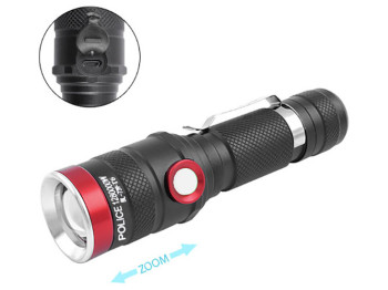 Ліхтар Police 736/739-T6, 1x18650, zoom, ЗУ microUSB, Box