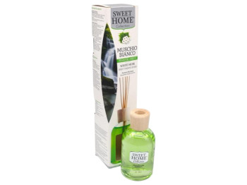 Аромадифузор Sweet Home Collection White Musk Diffuser з паличками, 30мл, аромат свіжий