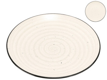 Тарелка обеденная Family, керамика, 26,5×3см, цвет бежевый