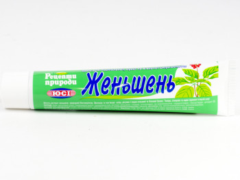 Крем для лица "Рецепты природы" "Женьшень" 40гр тюбик