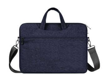 Сумка для ноутбука Dux Ducis LBJB Shoulder Bag, 14–15.4 дюйма, текстиль, микрофибра, цвет темно-сини
