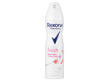 Антиперспірант-аерозоль жіночий Rexona MotionSense Білі квіти і лічі 150мл