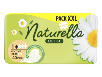 Прокладки гігієнічні Naturella Ultra Normal, з ароматом, 4 краплі, розмір 1, 40шт