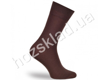 Носки мужские демисезонные 258, р.23-25 (38-40р.) (цвет коричневый 1000) Дюна