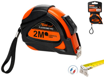 Рулетка Emi Tools з магнітним зачепом, 2м×1,6см
