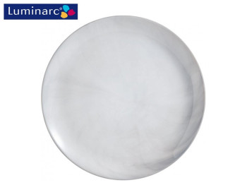 Тарілка обідня Luminarc Diwali Marble Granit, склокерамічна, кругла, 25 см