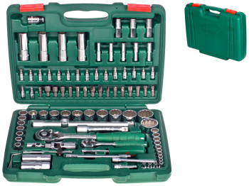 Набор торцевых головок HANS, профессиональный 1/4 "DR4-14мм и 1/2 "DR10-32мм (цена за 94 предметов) 