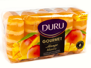 Мыло Duru "Gourmet экопак - Манговое мороженое" 75гр с глицер. (цена за набор 5шт)