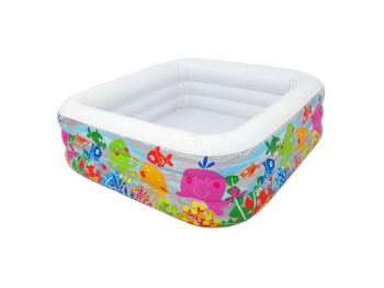 Бассейн детский надувной Квадрат Swim Center. Intex 57471