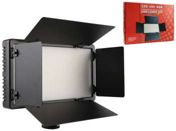 LED Панель RGB Light, 21см (U-600+) Battery, колір чорний