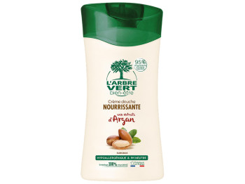 Крем-гель для душу L’Arbre Vert Argan, живильний, з аргановою олією, 250 мл