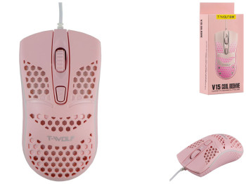 USB Миша TWolf V15 Колір Рожевий