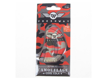 Освіжувач повітря рідкий Fresh Way "Camouflage AutoBliss" Cool Cola 8мл
