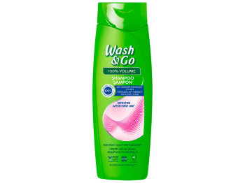 Шампунь проти лупи Wash and Go з екстрактом вівса, для чутливої шкіри голови, 360 мл