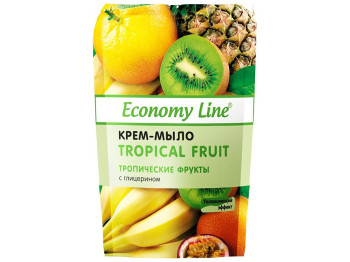 Крем-мыло Тропические Фрукты с глицерином Economy Line, 460мл