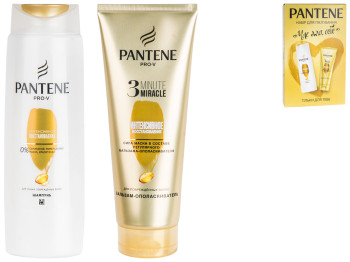 Набор подарочный женский Pantene Интенс. восстановление (шамп. 400мл+бальзам 200мл)