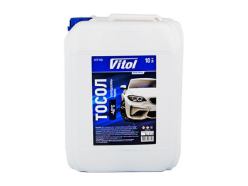 Охолоджувальна рідина ТОСОЛ VITOL, -40°C, синя, 10л