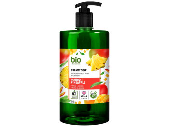 Крем-мило Bio Naturell, Манго та ананас, з помпою, 946мл
