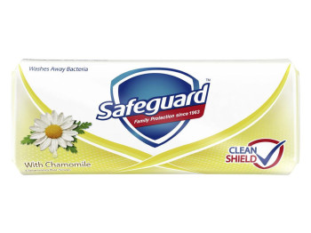 Мило тверде туалетне Safeguard, з ромашкою, з антибактеріальним ефектом, 90г